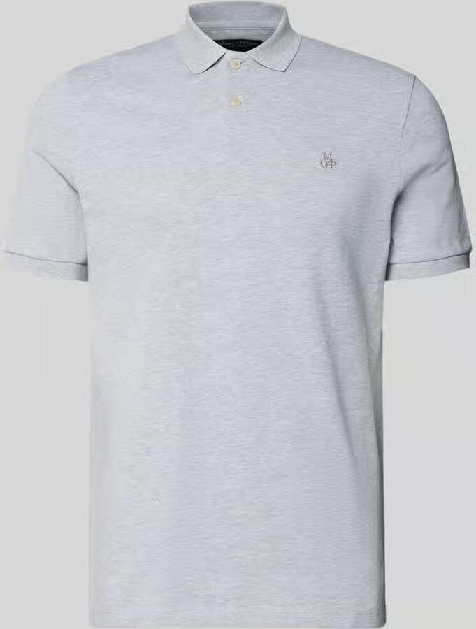 Marc O'Polo Poloshirt in fijn gestructureerde look