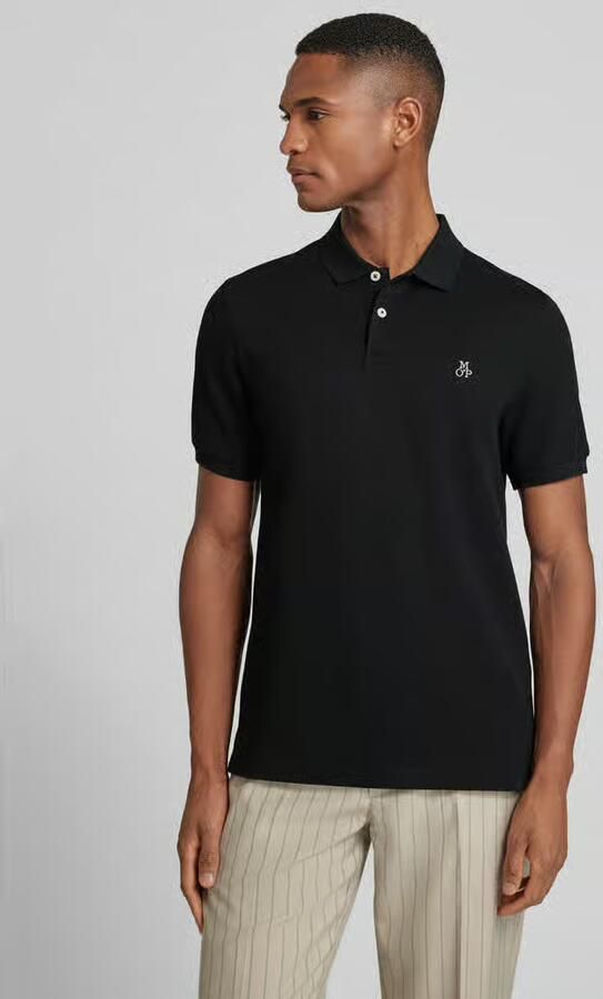 Marc O'Polo Poloshirt in fijn gestructureerde look - Foto 6