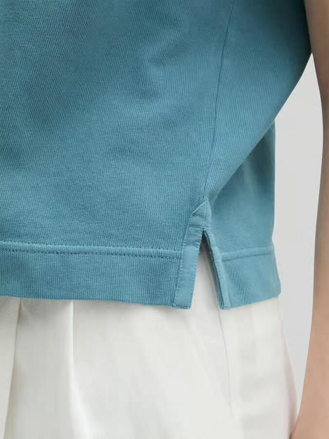 Marc O'Polo poloshirt in loose fit van puur katoen