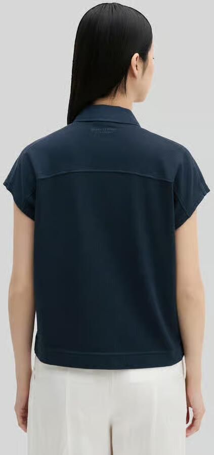 Marc O'Polo poloshirt in loose fit van puur katoen - Foto 4