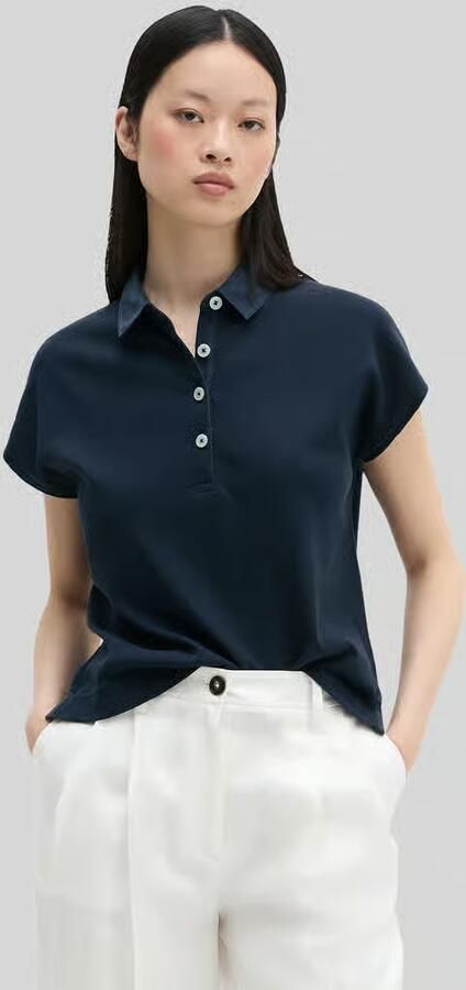 Marc O'Polo poloshirt in loose fit van puur katoen - Foto 3