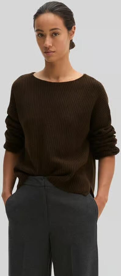 Marc O'Polo pullover met relaxed fit van scheerwolmix - Foto 3
