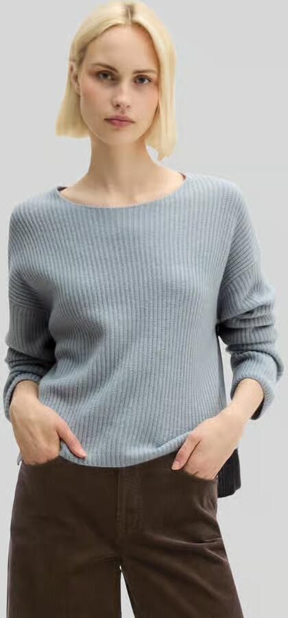 Marc O'Polo pullover met relaxed fit van scheerwolmix - Foto 2