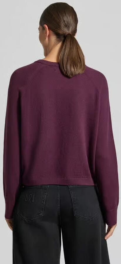 Marc O'Polo Pullover van katoenmix met raglanmouwen - Foto 3