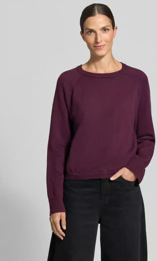 Marc O'Polo Pullover van katoenmix met raglanmouwen - Foto 2