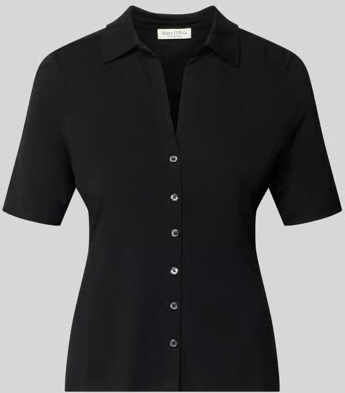 Marc O'Polo regular fit 3 4-shirt van viscosemix - Foto 2