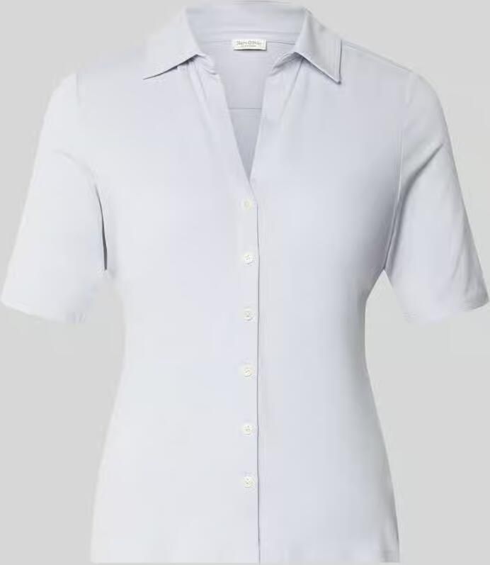 Marc O'Polo regular fit 3 4-shirt van viscosemix - Foto 2