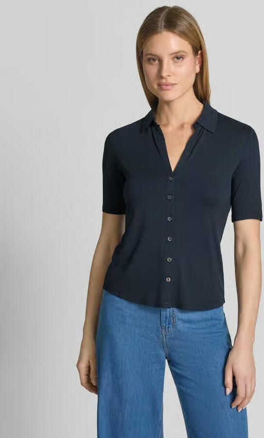 Marc O'Polo regular fit 3 4-shirt van viscosemix - Foto 4