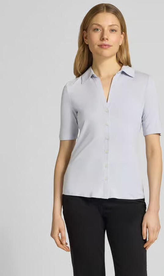 Marc O'Polo regular fit 3 4-shirt van viscosemix - Foto 2