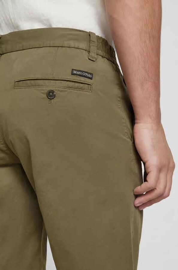 Marc O'Polo Regular fit bermuda van een mix van twill en katoen model 'RESO JOGGER' - Foto 2