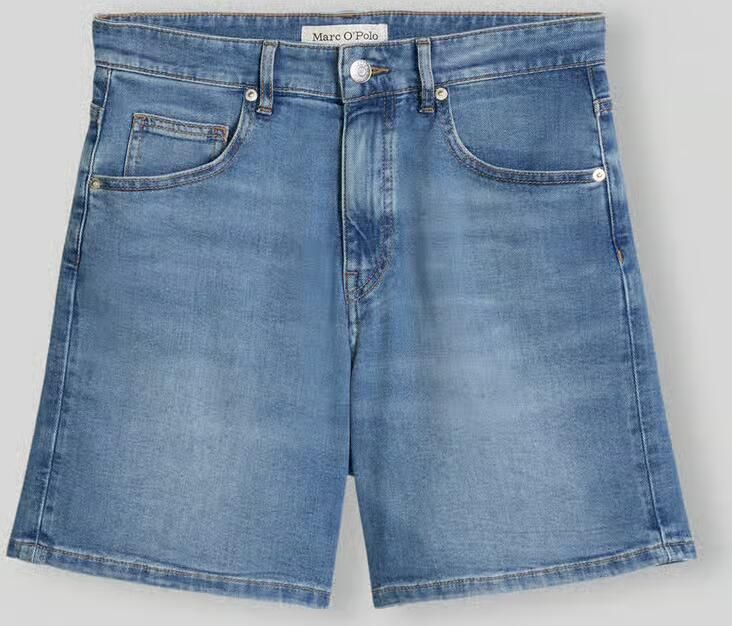 Marc O'Polo regular fit bermuda van katoenmix - Foto 2