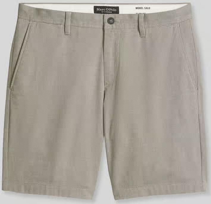 Marc O'Polo regular fit bermuda van mix van katoen en elastaan model 'SALO' - Foto 2