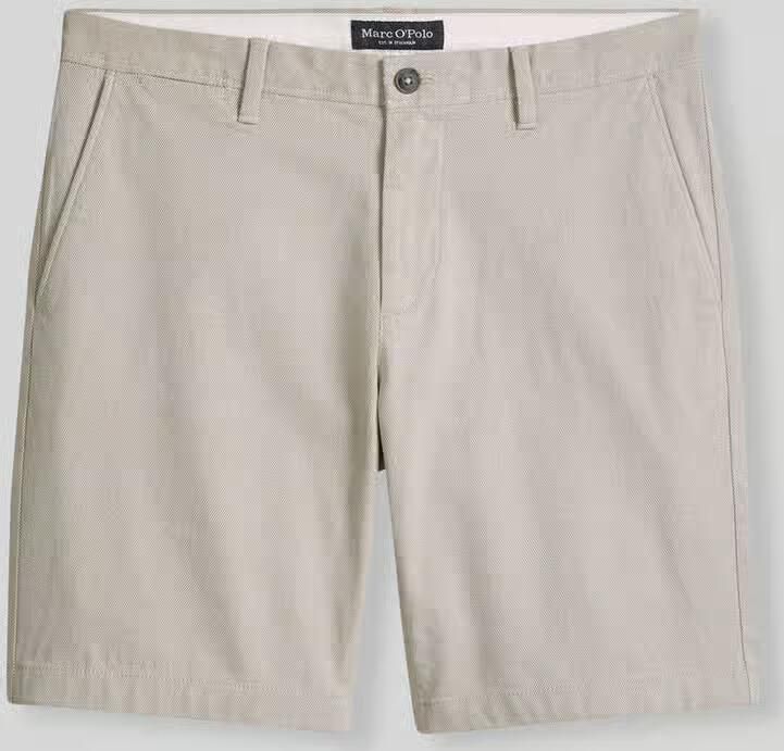 Marc O'Polo regular fit bermuda van mix van katoen en elastaan model 'SALO' - Foto 2