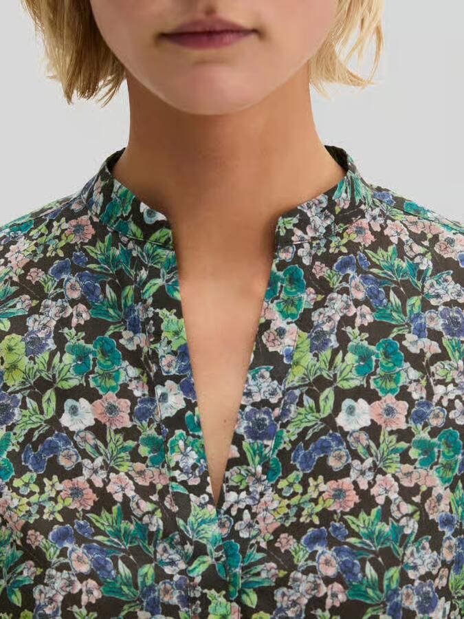 Marc O'Polo regular fit blouse met korte mouwen van puur katoen
