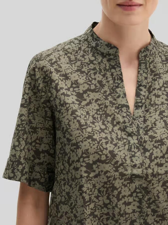 Marc O'Polo regular fit blouse met korte mouwen van puur katoen