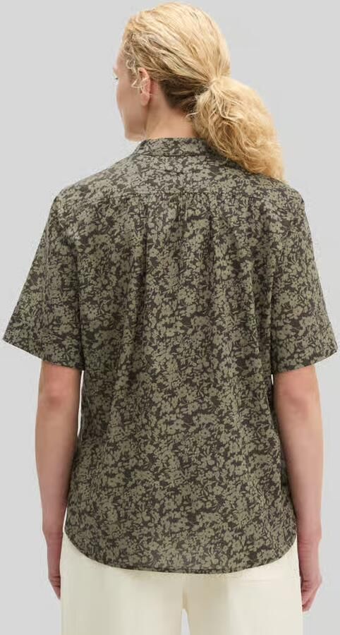 Marc O'Polo regular fit blouse met korte mouwen van puur katoen - Foto 2