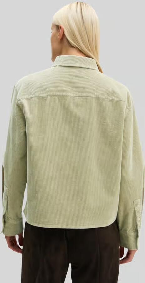 Marc O'Polo Regular fit blouse met lange mouwen van katoenmix - Foto 3