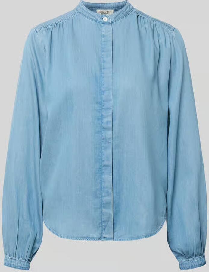 Marc O'Polo Regular fit Blouse met lange mouwen van Mix van katoen en lyocell