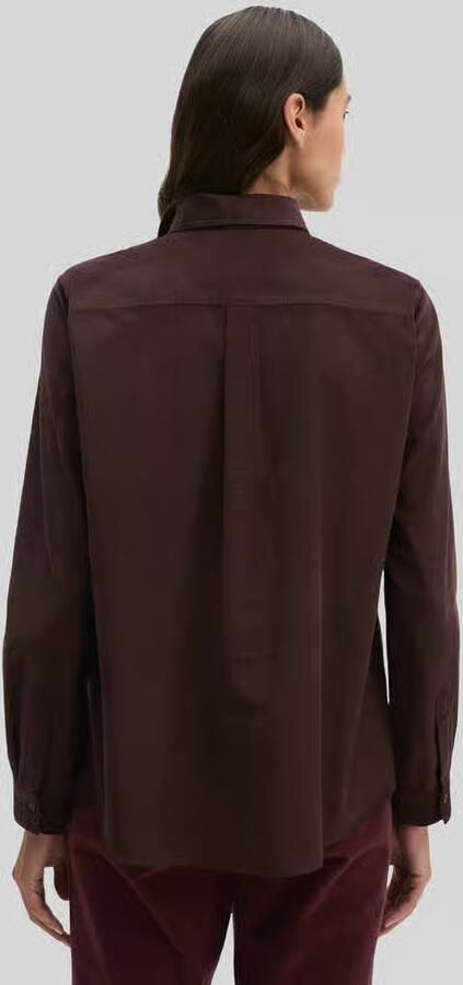 Marc O'Polo Regular fit blouse met lange mouwen van mix van katoen en lyocell - Foto 3