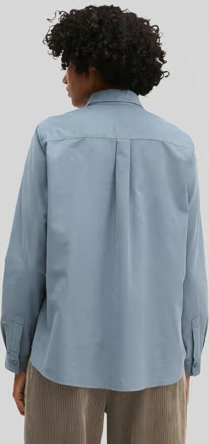 Marc O'Polo Regular fit blouse met lange mouwen van mix van katoen en lyocell - Foto 3