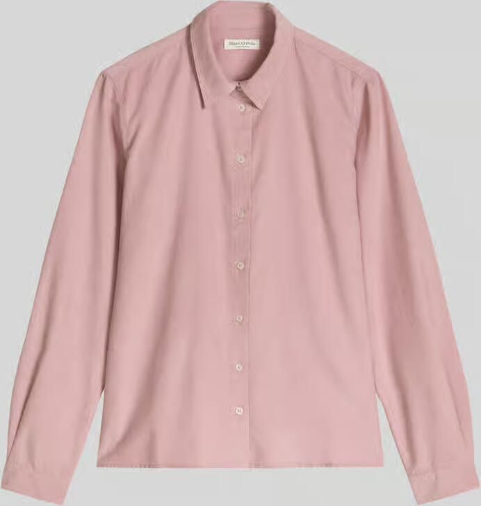 Marc O'Polo Regular fit blouse met lange mouwen van mix van katoen en lyocell