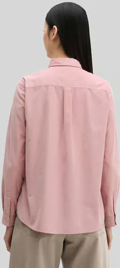 Marc O'Polo Regular fit blouse met lange mouwen van mix van katoen en lyocell - Foto 3