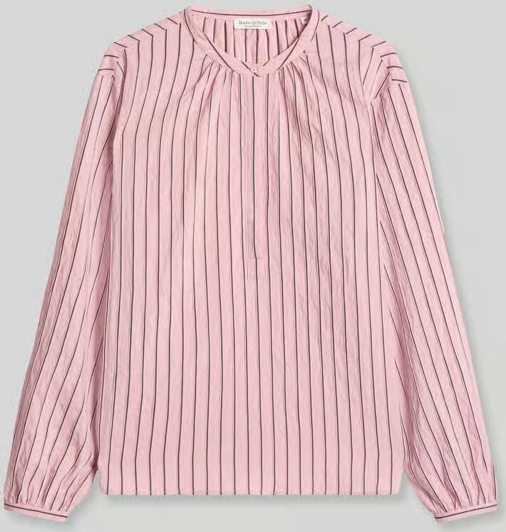 Marc O'Polo Regular fit blouse met lange mouwen van modalmix