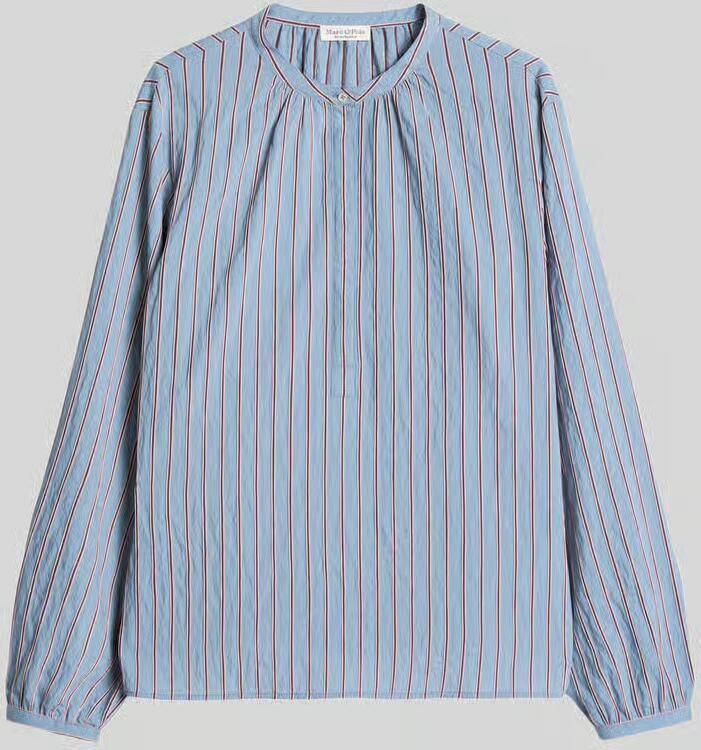 Marc O'Polo Regular fit blouse met lange mouwen van modalmix