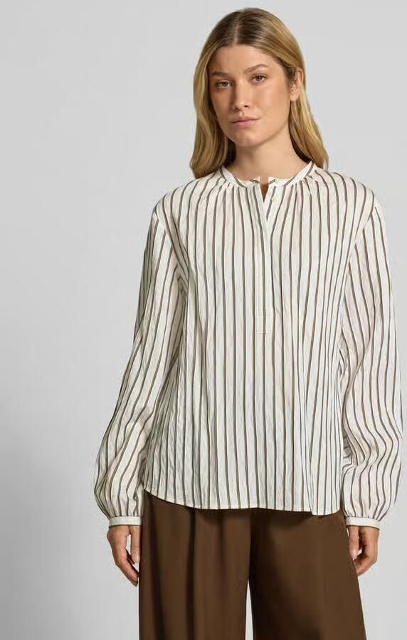 Marc O'Polo Regular fit blouse met lange mouwen van modalmix - Foto 2
