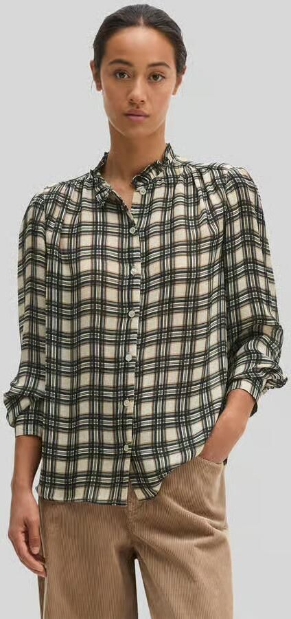 Marc O'Polo Regular fit blouse met lange mouwen van pure viscose - Foto 3
