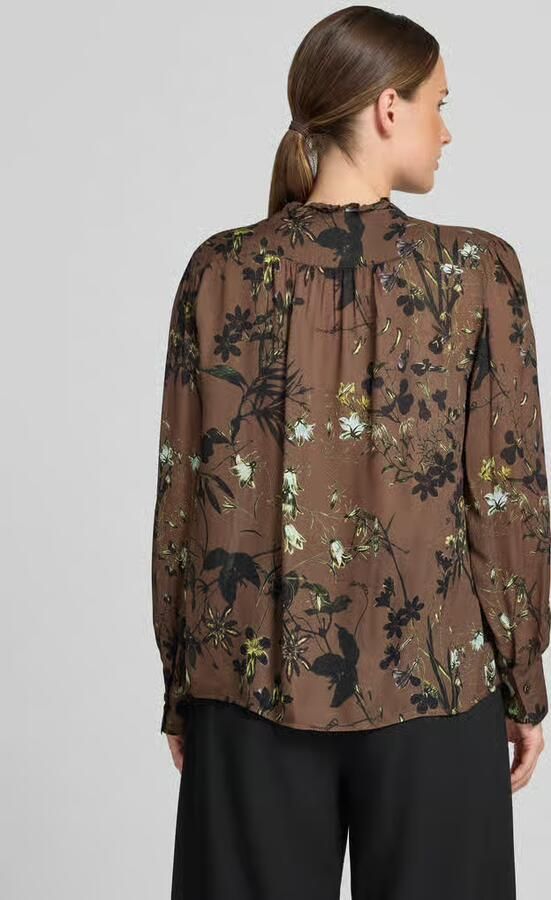 Marc O'Polo Regular fit blouse met lange mouwen van pure viscose - Foto 2