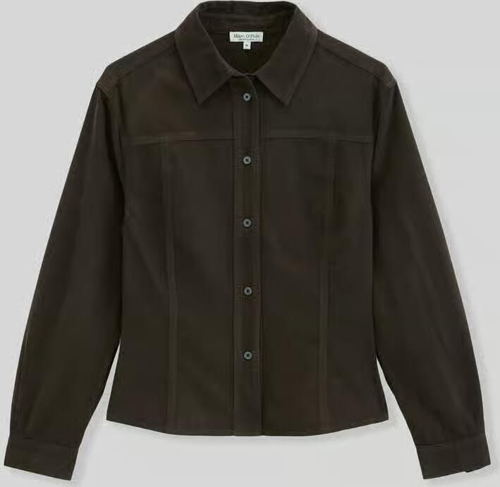 Marc O'Polo Regular fit blouse met lange mouwen van puur katoen