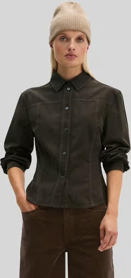 Marc O'Polo Regular fit blouse met lange mouwen van puur katoen - Foto 2