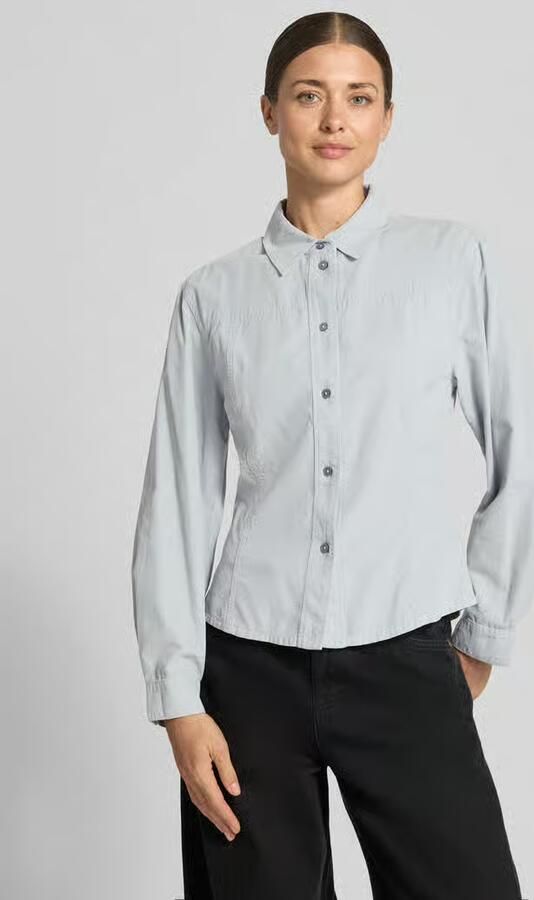 Marc O'Polo Regular fit blouse met lange mouwen van puur katoen - Foto 3