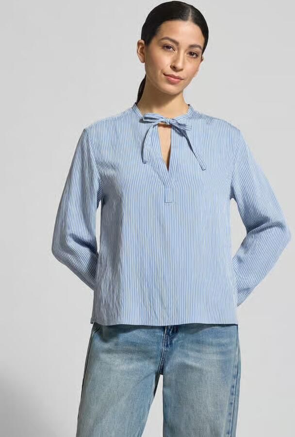 Marc O'Polo Regular fit Blouse met lange mouwen van Viscosemix - Foto 2