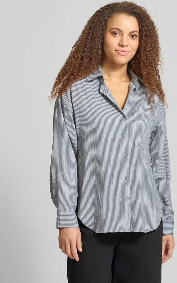 Marc O'Polo Regular fit Blouse met lange mouwen van Viscosemix - Foto 2
