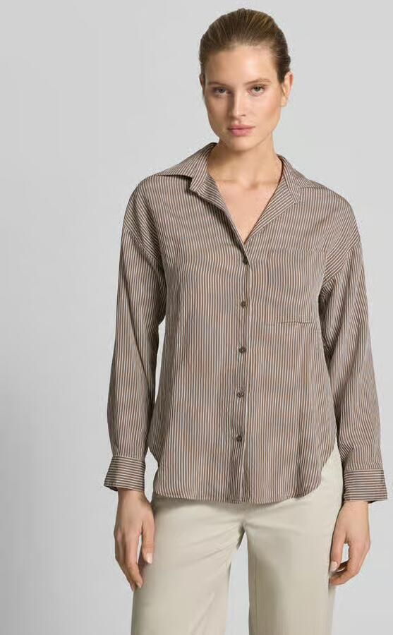 Marc O'Polo Regular fit Blouse met lange mouwen van Viscosemix - Foto 2