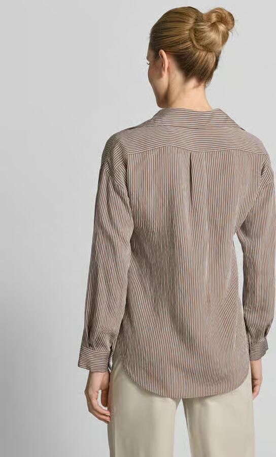Marc O'Polo Regular fit Blouse met lange mouwen van Viscosemix - Foto 3