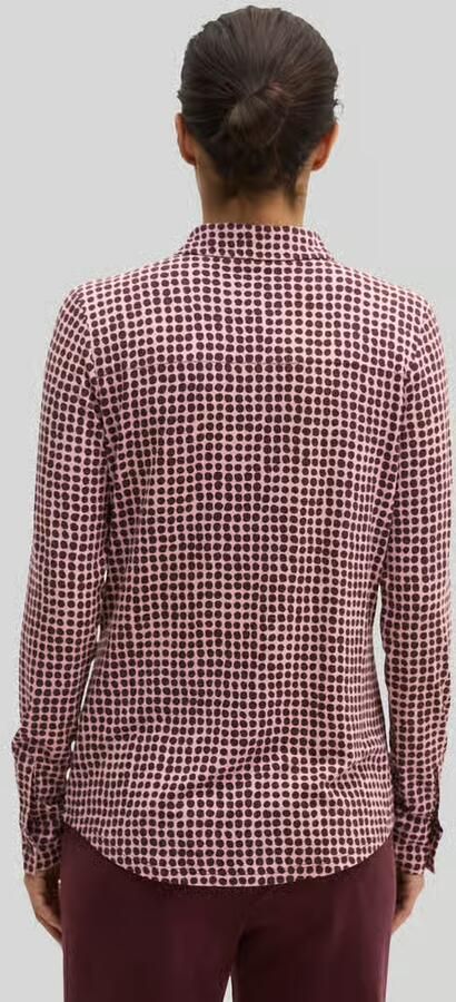 Marc O'Polo Regular fit blouse met lange mouwen van viscosemix - Foto 3