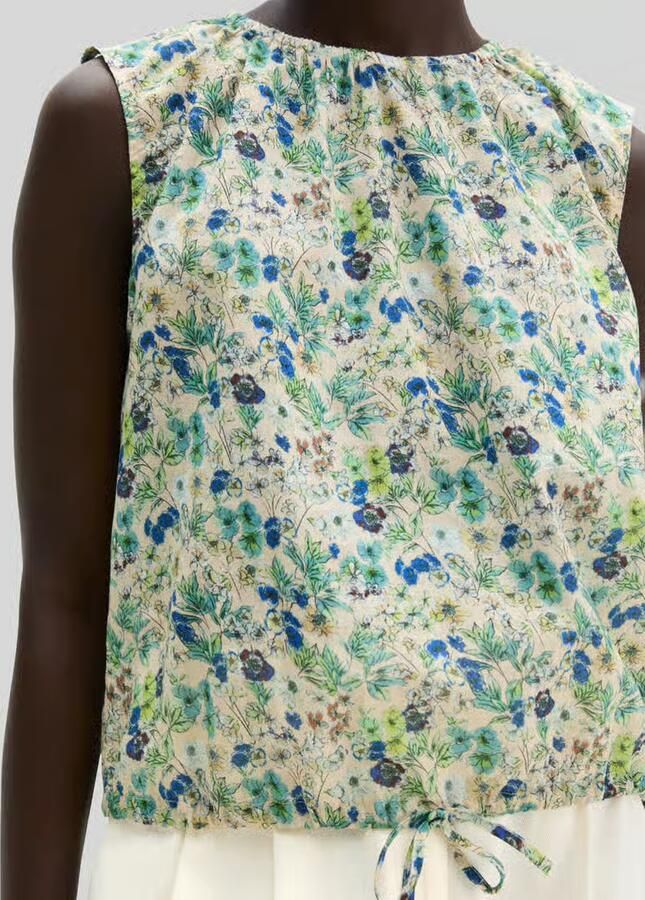 Marc O'Polo regular fit blousetop van puur katoen