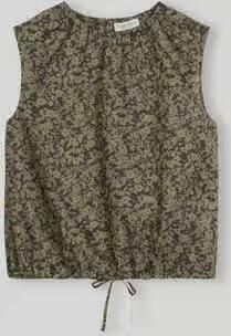 Marc O'Polo regular fit blousetop van puur katoen