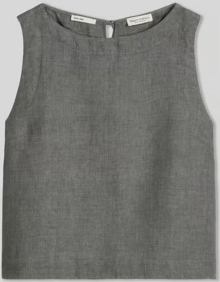 Marc O'Polo regular fit blousetop van puur linnen