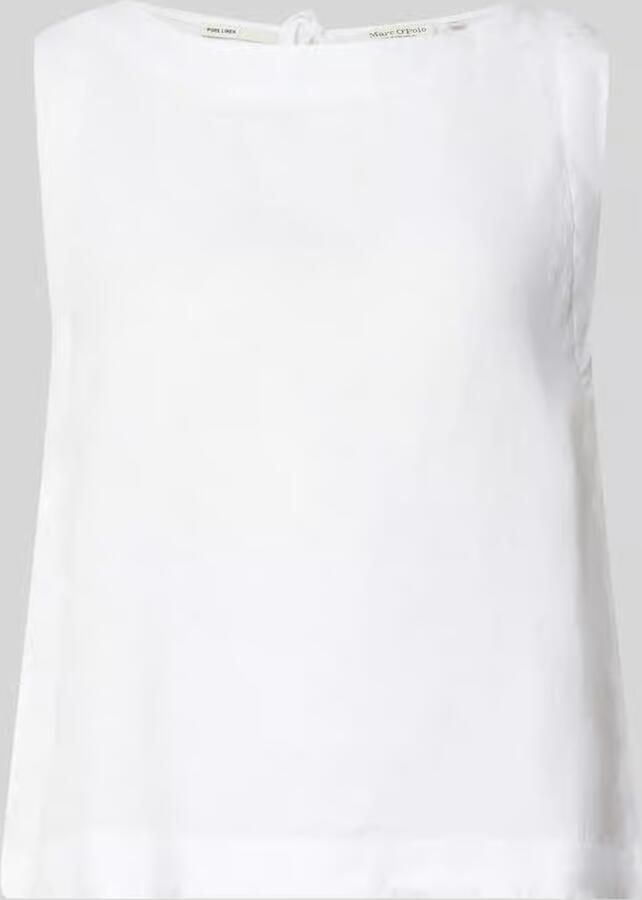 Marc O'Polo regular fit blousetop van puur linnen - Foto 2