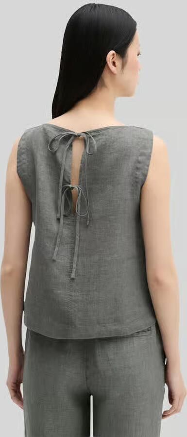 Marc O'Polo regular fit blousetop van puur linnen