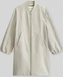 Marc O'Polo regular fit blouson-lange jas met college-kraag