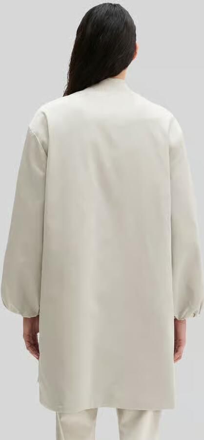 Marc O'Polo regular fit blouson-lange jas met college-kraag - Foto 3