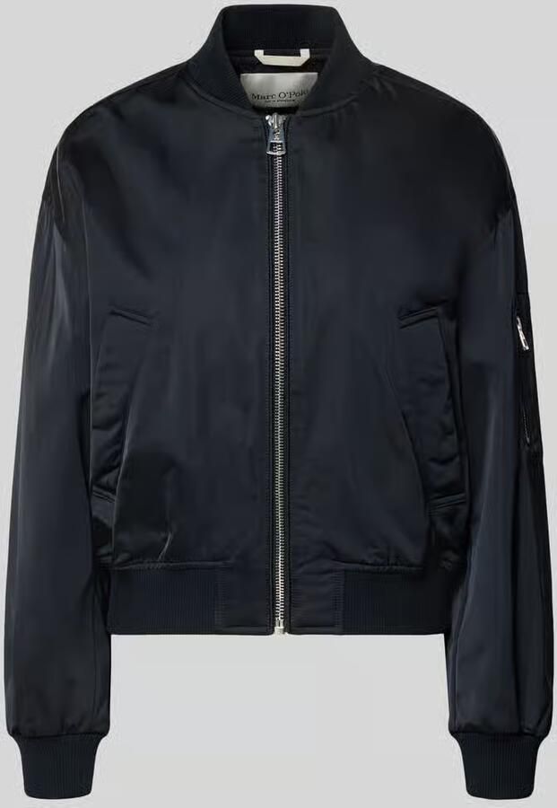 Marc O'Polo regular fit blouson met college-look polokraag - Foto 2