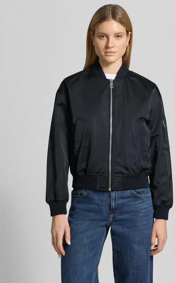 Marc O'Polo regular fit blouson met college-look polokraag - Foto 2