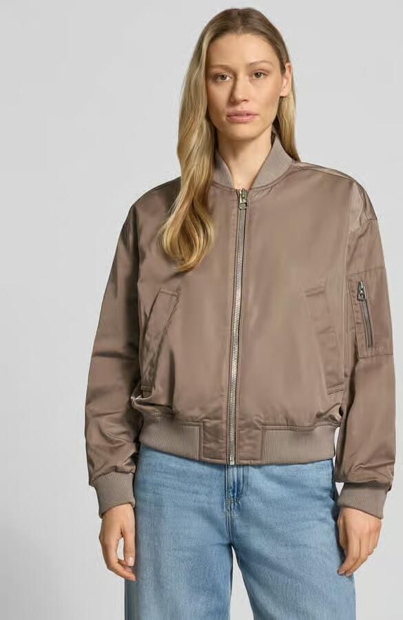 Marc O'Polo regular fit blouson met college-look polokraag - Foto 2