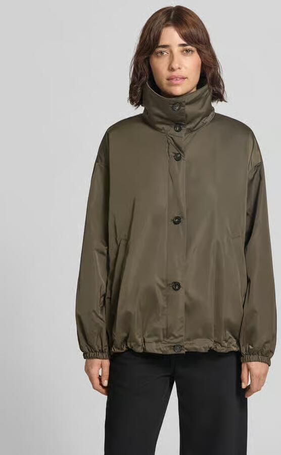 Marc O'Polo regular fit blouson met geknoopte zijsplitten - Foto 3
